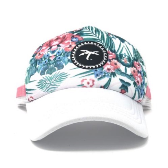 TRAPICAL ROXY Flower White Mesh - Picture 1 of 3